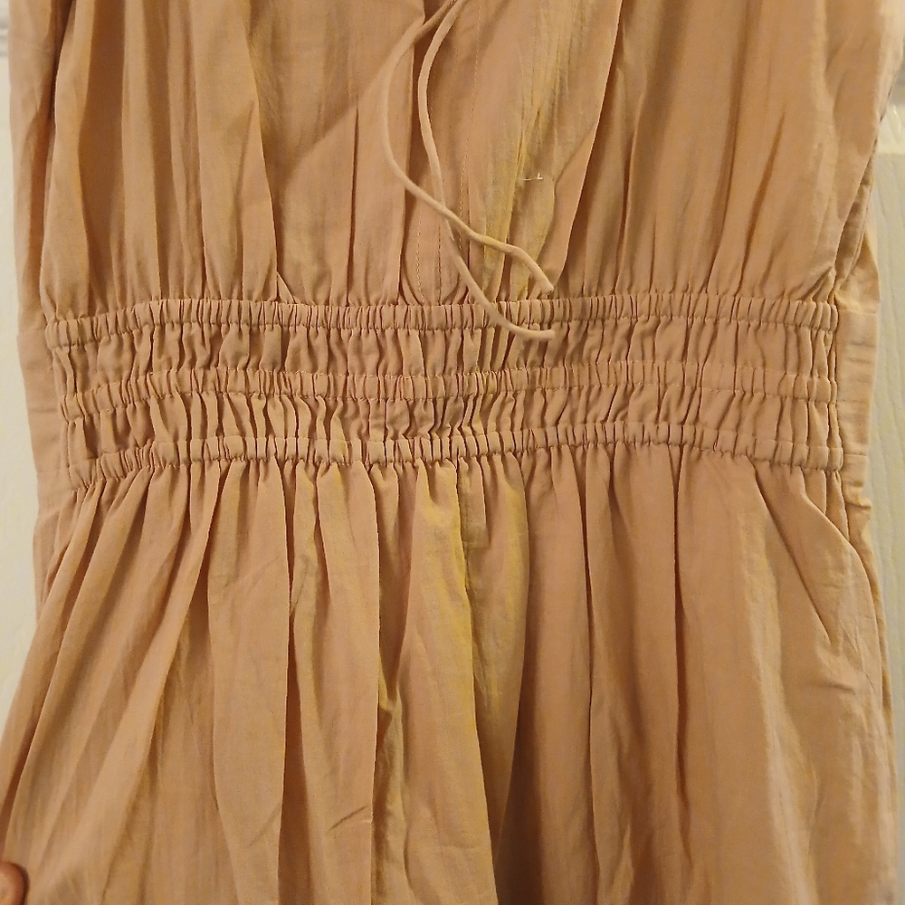 Pampelone NWT Pink Mauve BOHO Sleeveless Festival Spring Ruffle Maxi Dress-S - Picture 16 of 16